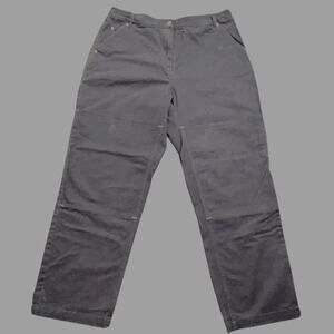 Wildfang High Waisted Black Pants Unisex, XL